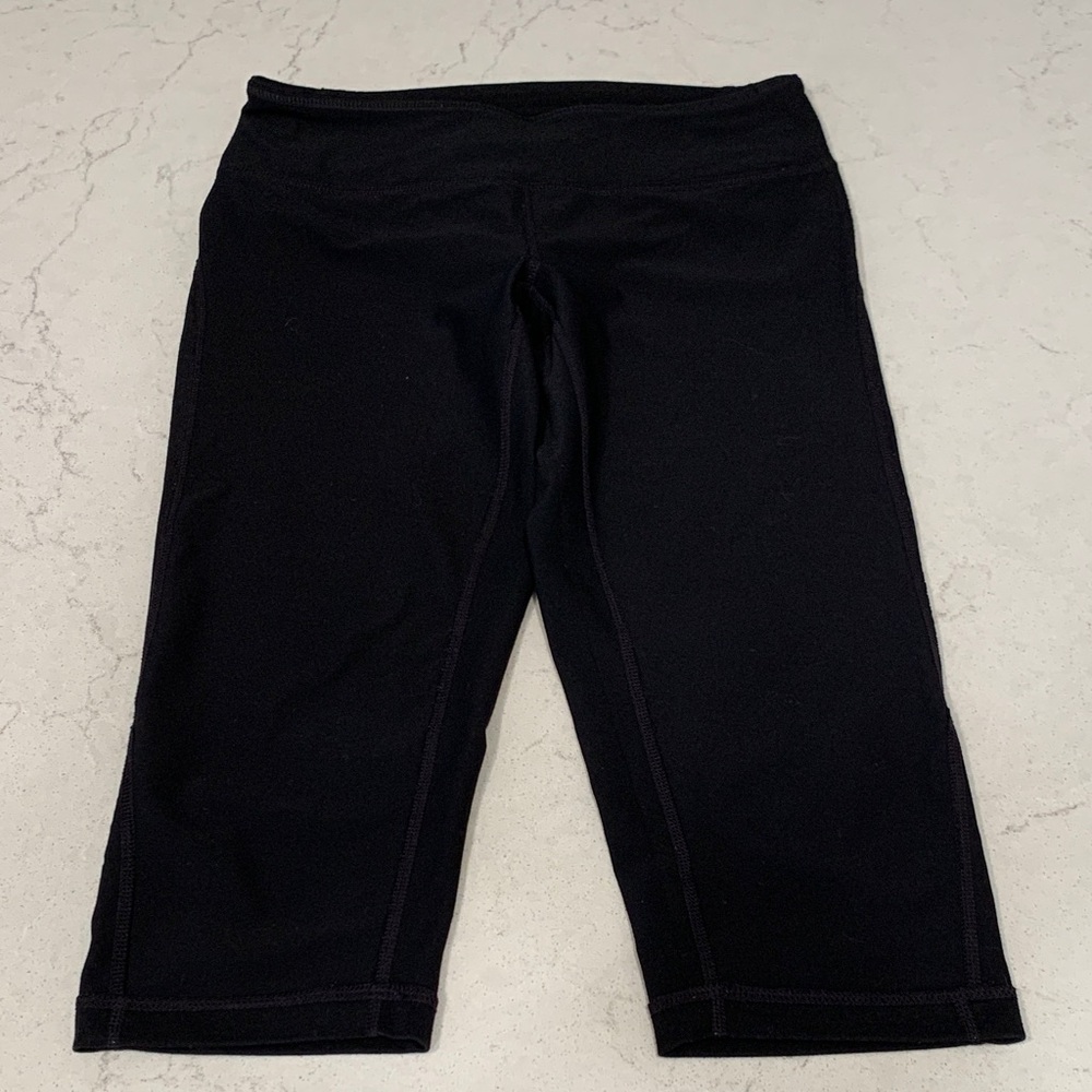 Zella Women's Athletic Black Leggings Capris Size S